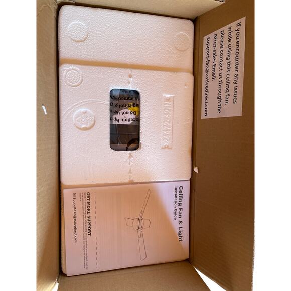 New 42” Low Profile Modern Ceiling Fan With LED Light and Remote - Picture 8 of 8